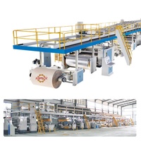 Équipement de production automatique de carton ondulé multicouche pour carton de boîte 3/5/7 plis