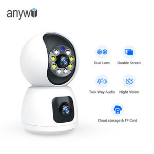 Câmera de Segurança CCTV Inteligente para Casa 1080p com Áudio Bidirecional Visão Noturna IR PTZ CMOS Alarme <span class=keywords><strong>WiFi</strong></span> 2.4G Cartão SD para Bebês - Product Image 6