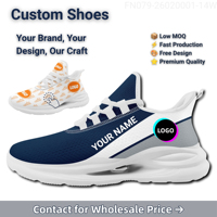 Fabricante Directo, Zapatos Deportivos Casuales de Malla para Hombre, Personalizables, para Caminar y Correr, con Servicios de Personalización Completa