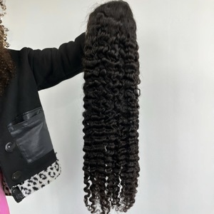 40 pouces 200% Densité Espagnol Curly BurmeseCurly Vente de produits en gros <span class=keywords><strong>Cheveux</strong></span> vietnamiens 13x6 HD Lace Full Front Perruque de <span class=keywords><strong>cheveux</strong></span> humains - Product Image 5
