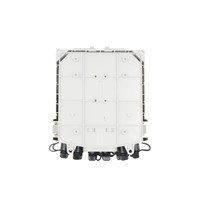 Boîtier de distribution de fibre optique extérieur IP65 FTTH SC 16 ports avec adaptateurs étanches en matériau PC+ABS pour montage mural/poteau