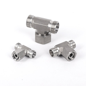 Conector en T de Acero Inoxidable Haiqiwei S-BC-12S-BC-14S-BC-16S-BC-18S-BC-22S-BC-26S-BC-30S-BC-36S-BC-45S-BC-52, Junta Hidráulica - Product Image 1