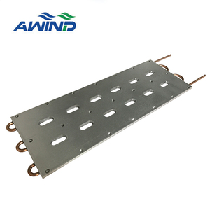 Placa de refrigeración líquida sellada personalizada, disipador de calor frío y agua de tubería de cobre, 200mm - Product Image 2