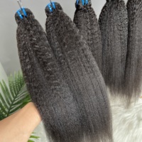 Lots de Cheveux Naturels Vietnamiens de Grade 15A, Non Traités, Vierge, Raides et Crépus, Fournisseur de Mèches de Cheveux Humains avec Cuticules Alignées