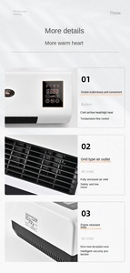 1800W Wall <strong>Heater</strong> <strong>Plug</strong> <strong>in</strong> PTC Electric Portable Living Room Bedroom Winter Room Mini <strong>Heater</strong> - Product Image 5