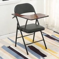 Chaises pliantes pour salle de classe, salle de réunion, formation, université, étudiants, avec tablette d'écriture