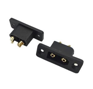 ขั้วต่อแบตเตอรี่ Amass รุ่นดั้งเดิม สีดำ XT90 พร้อมอะแดปเตอร์ตัวผู้ XT90E-M รองรับ DC 500V 90A สำหรับแบตเตอรี่ RC - Product Image 5
