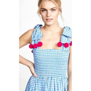 Robes maxi pour femmes en gros, sur mesure, grande taille, bohème, plage, élégantes, faites à la main, en coton teinté en fil, à carreaux, fendues, décontractées - Product Image 5