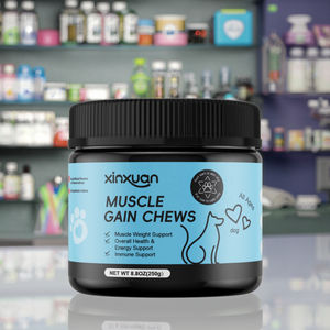 Articulation de la hanche personnalisée à mâcher doux pour chiens Supplément de soins de santé pour animaux de compagnie Glucosamine Chondroïtine Curcuma MSM Soulage la douleur - Product Image 1