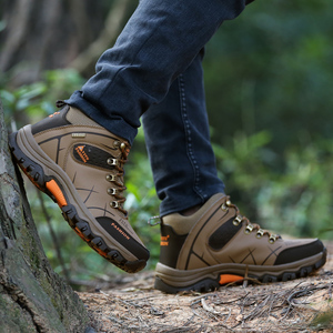 Scarponi <span class=keywords><strong>da</strong></span> <span class=keywords><strong>Trekking</strong></span> <span class=keywords><strong>da</strong></span> Uomo <span class=keywords><strong>con</strong></span> Punta in Acciaio Antiurto, <span class=keywords><strong>Tacco</strong></span> Medio, Isolanti, <span class=keywords><strong>con</strong></span> Suola Antiscivolo per Estate, Autunno e Inverno - Product Image 6