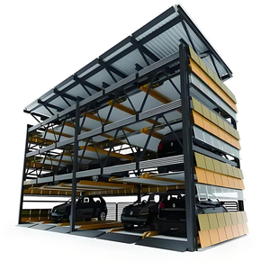 Pronto Feito Modular Aço Metal Estacionamento Garagem Carro Galpão <span class=keywords><strong>Carport</strong></span> Construção De Estrutura De Aço Pré-fabricada