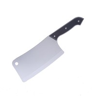 Accessoires de décoration d'Halloween, couteau tranchant sanglant factice, jouets d'horreur, arme de simulation, accessoires de couteau de cuisine, fournitures de cosplay pour fête