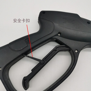 Pistola de lavado de coches de alta presión con conexión rápida, núcleo de válvula de cobre puro de longitud media, unión de 1/4 de pulgada, operación manual - Product Image 3