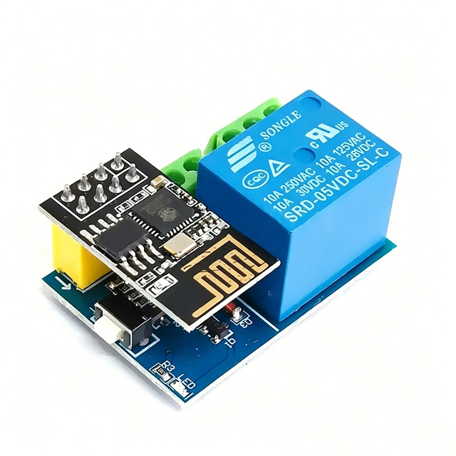 ESP8266 ESP-01S Relay Module WIFI Relay Smart Socket with Additional ESP-01S