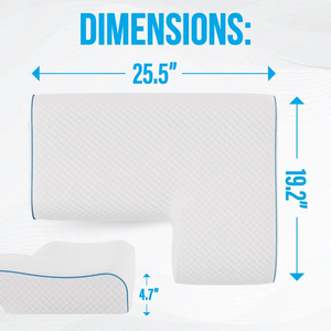 Hot Selling Ergonomic Cuddle Pillow Soft Support Cushion for Side Sleepers Home Bedroom Relaxation Body Pillow - Product Image 5