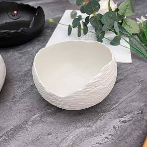 5.5/8 Inch Restaurant Decoratieve Rots Witte Zwarte Slakom Diner Fruit Keramische Kom Set Voor Het Serveren Van Voedsel Catering Serviesgoed - Product Image 3