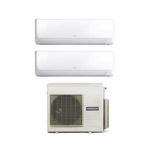 Aire acondicionado Hitachi Dual Split Inverter Performance Series 9 + 15 con Wi-Fi de 9000 + 15000 +-Nuevo - Product Image 1