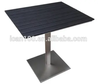 Meubles de jardin Café Tables carrées en bois Café Restaurant Table