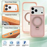 Coque de téléphone antichoc avec anneau magnétique et béquille, en TPU, pour iPhone 15/16/17/18 Pro Max – Vente chaude, directement de l'usine