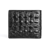Dompet kulit buaya kustom kulit asli kualitas tinggi indah dompet panas bahan bagus untuk pria