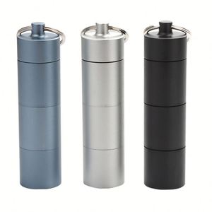 Boîte à pilules multifonction en métal à 3 compartiments, en alliage d'aluminium, organiseur de pilules hebdomadaire de poche, étui distributeur de pilules - Product Image 3