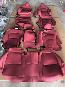 Ensemble complet de housses de siège auto universelles 5 places OEM ODM Sport en cuir PVC PU 5D pour toutes les voitures - Product Image 2