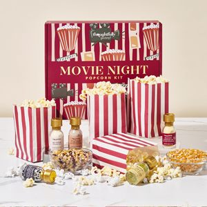 Set Regalo di Popcorn Gourmet per Serata <span class=keywords><strong>Film</strong></span> di San Valentino, 10 Sacchetti di Chicchi Misti Gialli, 5 Condimenti Gourmet in Omaggio - Product Image 4