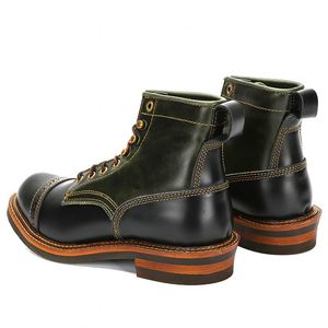 Nouvelle Tendance 2025 : Bottes en Cuir pour Hommes - Bottes de Montagne en Cuir Véritable pour l'Automne/Hiver, Bottines - Product Image 4