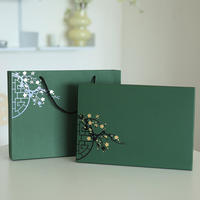 Boîte de rangement de luxe personnalisée pour vêtements de marque, en papier avec pelliculage brillant, conception tiroir coulissant
