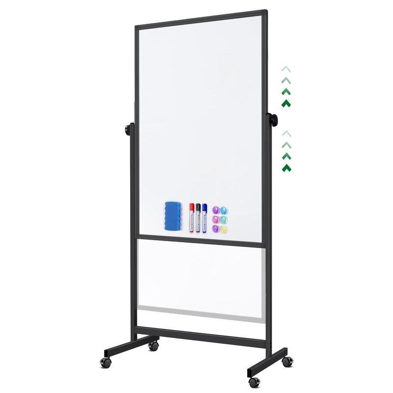 Height Adjustable Dry Erase White Board