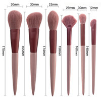 Ensemble de pinceaux de maquillage personnalisés avec logo, 14 pièces, marque privée, pour blush, contour, fard à paupières, sourcils, nez, détails, outils de beauté