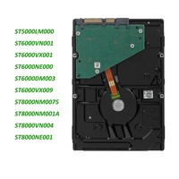 Hard Drive Pengawasan ST1000VX000 1TB SkyHawk 3.5" SATA 6Gb/s 64MB 5900RPM Penyimpanan HDD untuk Sistem Kamera Keamanan ST1000VX001