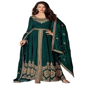 Ropa de fiesta de diseñador estilo indio para mujer, traje de boda Salwar Kameez con nueva moda colorida Dupatta precio al por mayor - Product Image 5