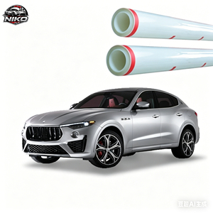 Película Protectora de Pintura para Automóviles NIKO Film de 7.5 Mil, Hidrofóbica, Antiarañazos, TPU, PPF, Envoltura de TPU para Automóviles, Color Plateado - Product Image 1