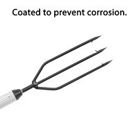 Harpon rétractable en acier à ressort 3 dents engins de pêche pistolet de pêche sur glace tête de harpon en alliage d'aluminium outils de pêche harpon de chasse