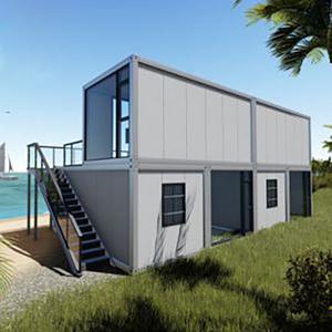 منزل 20 قدمًا بتصميم قابل للطي من الفولاذ المقاوم للتآكل بتصميم حديث للاستخدام في المتاجر مكتب مؤقت - Product Image 6