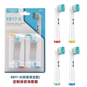 Or-Care EB-17X Extra Soft Bristle Electric Toothbrush Replacement Heads For Oral Cleaning