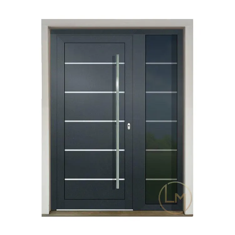 इटली डिजाइन शैली वाणिज्यिक कस्टम दरवाजा उच्च गुणवत्ता सुरक्षा धुरी दरवाजा लक्जरी आधुनिक बाहरी धुरी सामने दरवाजा