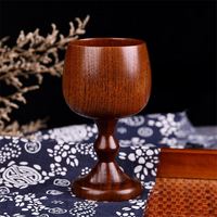 Gobelet à vin en bois classique écologique, tasse, mug, bouteille d'eau, cadeaux, 301-400 ml