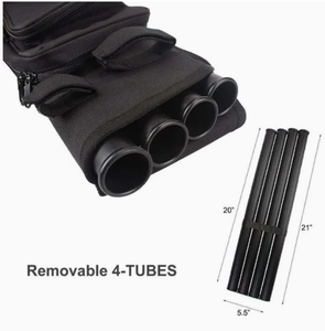 Sacoche de tir à l'arc multifonction à 4 tubes pour flèches, porte-flèches d'entraînement, sac de rangement pour arc - Product Image 5