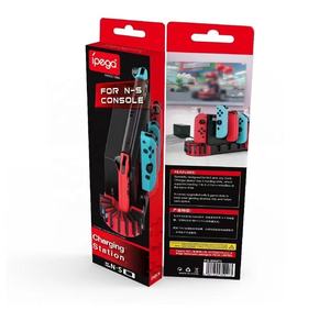 Support de rangement et organiseur d'espace avec station de charge compatible avec le <span class=keywords><strong>chargeur</strong></span> Nintendo <span class=keywords><strong>Switch</strong></span> pour manettes Joy-Con - Product Image 6