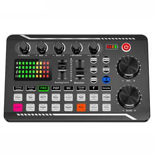 Interface <span class=keywords><strong>de</strong></span> podcast <span class=keywords><strong>de</strong></span> mélangeur audio <span class=keywords><strong>de</strong></span> carte son en direct F998 <span class=keywords><strong>avec</strong></span> <span class=keywords><strong>effets</strong></span> <span class=keywords><strong>de</strong></span> mélangeur DJ <span class=keywords><strong>changeur</strong></span> <span class=keywords><strong>de</strong></span> <span class=keywords><strong>voix</strong></span> <span class=keywords><strong>avec</strong></span> <span class=keywords><strong>effets</strong></span> sonores pour PC karaoké Tiktok - Product Image 1