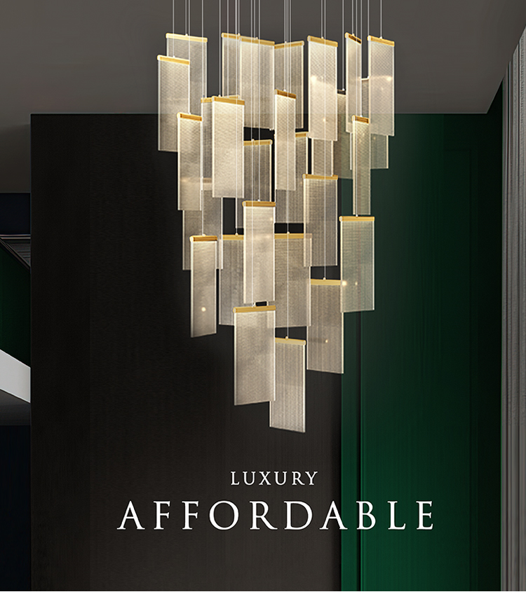 Indoor Decoration Fancy Lights Acrylic Modern Led Pendant Chandelier Light For Home