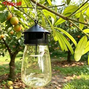 Trampa para Insectos Colgante de Plástico para Exteriores, Atrayente de Moscas de la Fruta - Product Image 1