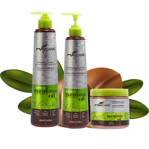 OEM Macadamia Nut Extract Protein Curing Deep Cleansing Shampoo and Conditioner Hair Care Set dry shampoo