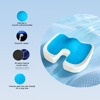 YUE RISE Ergonomisches Design Professionelles Entlastungs-Sitzkissen für Steißbein und Lendenwirbelsäule aus Memory-Schaum-Gel