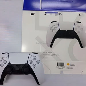 Manette sans fil Bluetooth pour <span class=keywords><strong>PS5</strong></span> avec double vibration, moteur de vibration, gâchettes adaptatives, pavé tactile, éclairage RGB, compatible iOS Mobile PC et mode Turbo - Product Image 1
