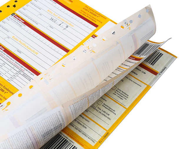 Dhl High Quality Courier Waybill With Barcode and Digital Number