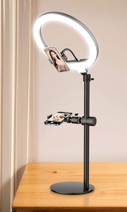 High Quality Light Selfie Stick Dimmable Led Cell <b>Phone</b> Holder <b>Table</b> Video Equipment Light Photography Stand <b>Phone</b> - Product Image 3