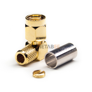 Conector SMA para Cabo RG6 <span class=keywords><strong>RG59</strong></span> de 75 Ohm |   Adaptador RF com Conector Crimpado e Jack |   Terminal Banhado a Ouro para Sistemas de CFTV e Vídeo - Product Image 5